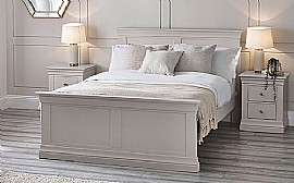 Clermont Light Grey Bed